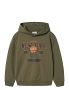 Nkmvugo Ls Nreg Sweat Wh Bru Khaki Name It