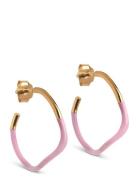 Sway Hoops Gold Enamel Copenhagen