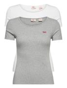 2Pack Crewneck Tee Ss 2 Pack T Grey LEVI´S Women