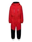 Penguin Snowsuit Kids Navy 86 Red ISBJÖRN Of Sweden