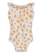 Kallie Printed Swimsuit Yellow Liewood