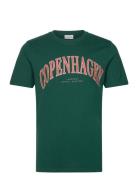 Copenhagen Heritage S/S Tee Green Lindbergh