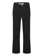 Cropped Corduroy Pants Black Lindbergh