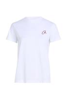 Embroidered Ck Regular Tee White Calvin Klein Jeans