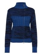 Pixie Zipper Turtleneck Blue Hosbjerg