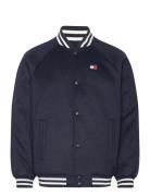 Tjm Wool Blend Solid Bomber Navy Tommy Jeans