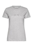 Monologo Slim Tee Grey Calvin Klein Jeans