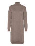 Merino Wool Dress Brown Rosemunde