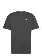 Badge T-Shirt - Gots/Vegan Grey Knowledge Cotton Apparel