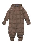 Puff Baby Suit W Acc Rec. Brown Mikk-line