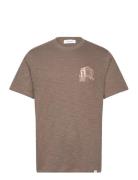 Hotel T-Shirt Brown Les Deux