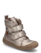 Sporty™ Velcro Boot Tex Gold Pom Pom