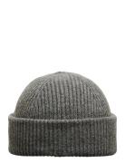 Slhmason Merino Sailor Wool Beanie Grey Selected Homme