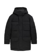 Hybrid Down Parka Black Tom Tailor