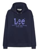 Logo Hoodie Navy Lee Jeans