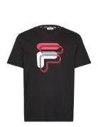 Sariyer Graphic Logo Tee Black FILA