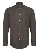 Cotton Oxford Sune Shirt Bd Brown Mads Nørgaard