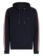 Global Stripe Tape Hoody Navy Tommy Hilfiger