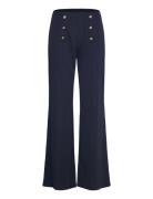 Stretch Jersey Wide-Leg Pant Navy Lauren Ralph Lauren