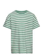 Top Ss Essential Stripe Green Lindex