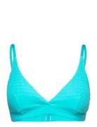 Swim Bra Selena Triangle Smock Blue Lindex