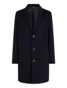 Dc Wool Mix Coat Navy Tommy Hilfiger