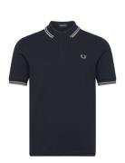 Twin Tipped Fp Shirt Navy Fred Perry