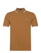 Twin Tipped Fp Shirt Brown Fred Perry