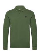 Millers River Ls Millers River Pique Polo Black Forest Green Green Tim...