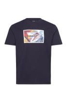 Portalet Short Sleeve T-Shirt Navy Napapijri