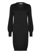 Rmwsofia Wool Knit Dress Black RM By Rosemunde