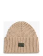 Workwear Nep Knitted Beanie Beige Superdry