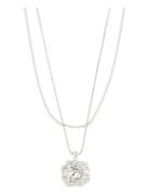 Feel Recycled Necklace 2-In-1 Set Silver Pilgrim