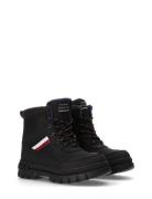 Tommy Hilfiger Faux Fur Ankle Boots Black Tommy Hilfiger