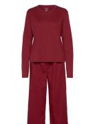 L/S Sleep Set Burgundy Calvin Klein