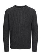 Jjj S Knit Crew Neck Jnr Black Jack & J S