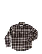 Adrian Cotton Check Shirt Patterned Fat Moose