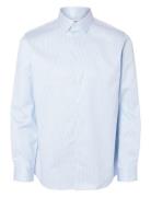 Slhslimethan Shirt Ls Classic Noos Blue Selected Homme