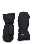 Nylon Mittens Black Mikk-line