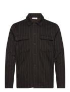 Onskodyl Pinstripe Overshirt Black ONLY & SONS