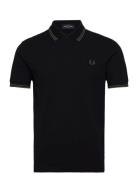 Twin Tipped Fp Shirt Black Fred Perry