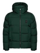 Hooded Quilt Puffer Mw Green Calvin Klein