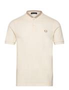 Bomber Collar Polo Beige Fred Perry