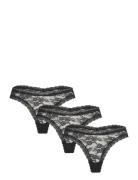 Brief Dana Thong Lace 3Pack Black Lindex