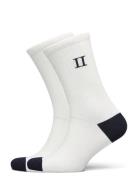 William 2-Pack Socks White Les Deux