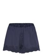 Shorts Lace Satin Navy Lindex