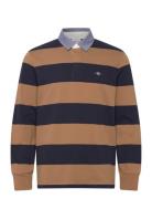 Reg Chambray Stripe Heavy Rugger Navy GANT