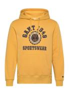 Front Graphic Sweat Hoodie Yellow GANT