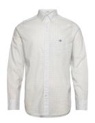 Reg Micro Print Shirt Cream GANT