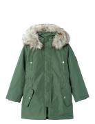 Nkfmilla Parka Jacket Long Fo Noos Green Name It